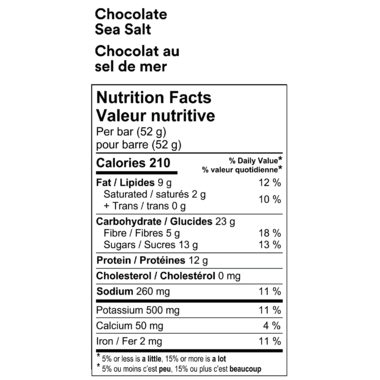 RXBAR - Chocolate Sea Salt, 52g