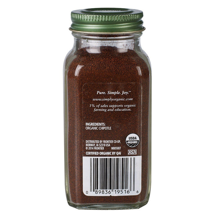 Simply Organic Ground Chipotle - 65g