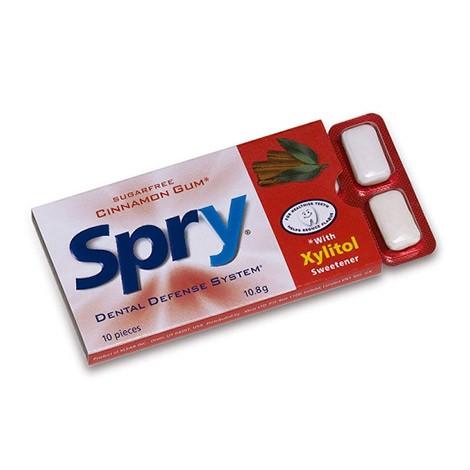 Spry - Cinnamon Gum, 10 pcs