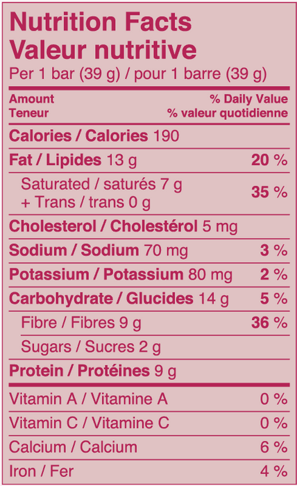 Love Good Fats - Lemon Mousse Bar, 4 x 39 g
