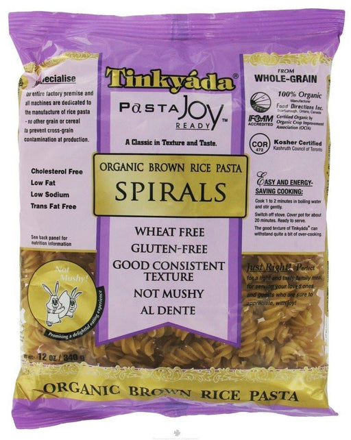 Tinkyada - Natural Brown Rice Vege Spirals, 340g