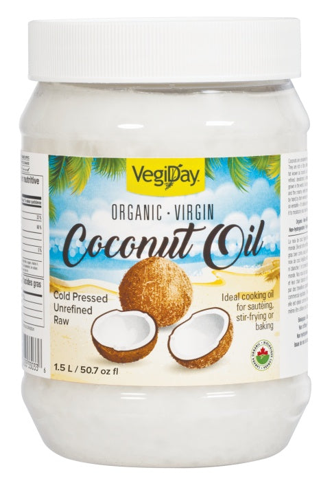 VegiDay - Organic Virgin Coconut Oil, 1.5L