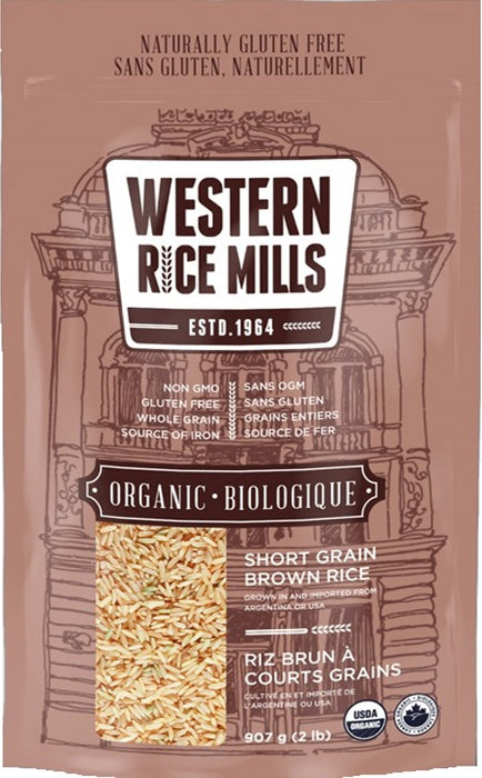 Western Rice Mills - Organic Short Grain Brown Rice, 907g