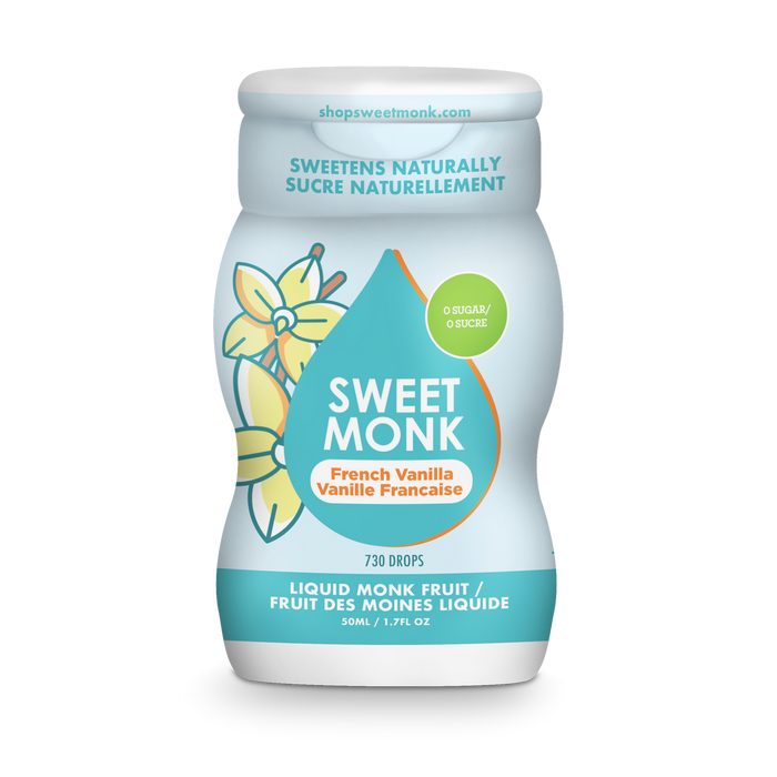 SweetMonk - Liquid Monk Fruit, French Vanilla, 50ml