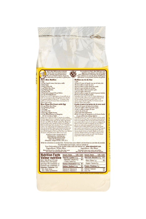 Bob's Red Mill - White Rice Flour, 680g