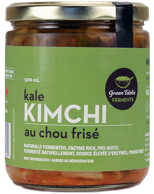 Green Table Foods - Organic Kale Kimchi, 500ml