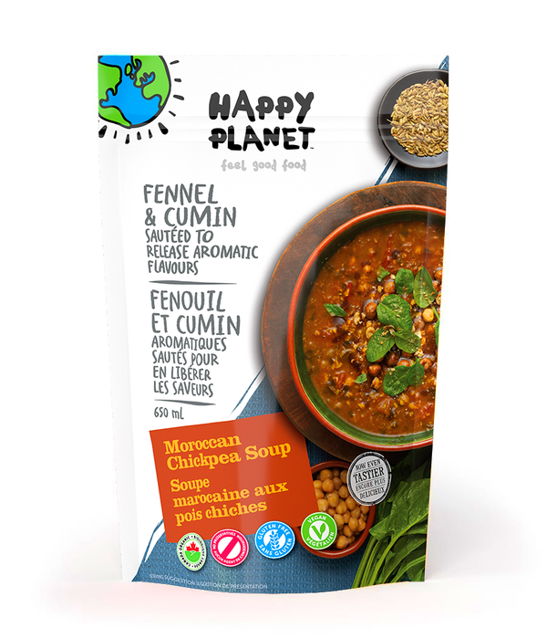 Happy Planet - Organic Moroccan Chickpea Soup, 650ml