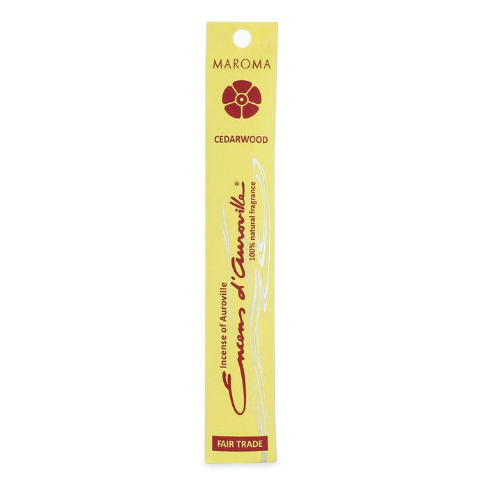 Maroma - Cedarwood Incense Sticks, 10 sticks