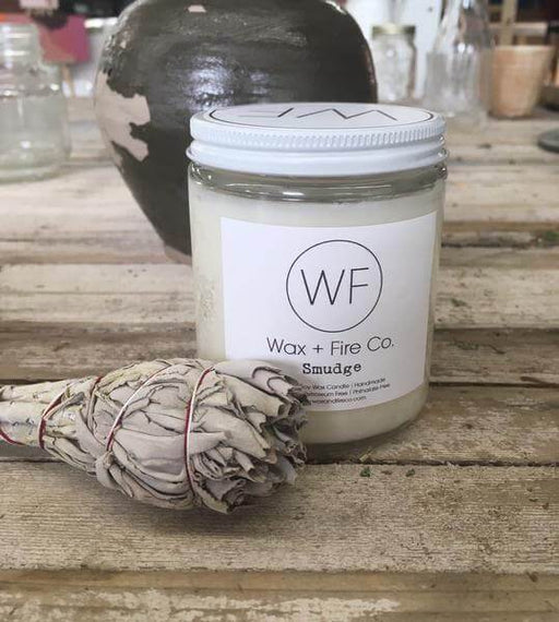 Wax + Fire - Smudge Soy Candle, 8oz