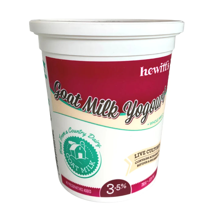 Hewitt's Dairy - Plain Goat Milk Yogurt, 750g