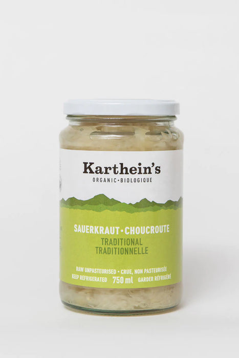 Karthein's Organic - Organic Traditional Sauerkraut, 750ml
