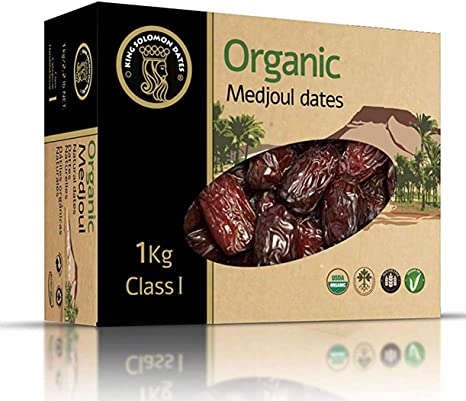 King Solomon Dates - Organic Medjoul Dates, 1KG