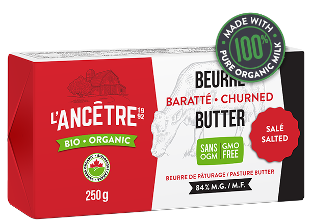 L'Ancetre - Organic Salted Butter 84% M.F., 250g