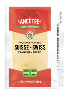 L'Ancetre - Organic Sliced Swiss Cheese, 180g