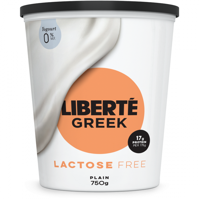 Liberté - Lactose Free Plain Greek Yogurt 0%, 750g
