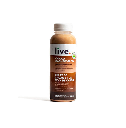 Live Organic Food Products Ltd. - Cocoa Cashew Glow, 355ml
