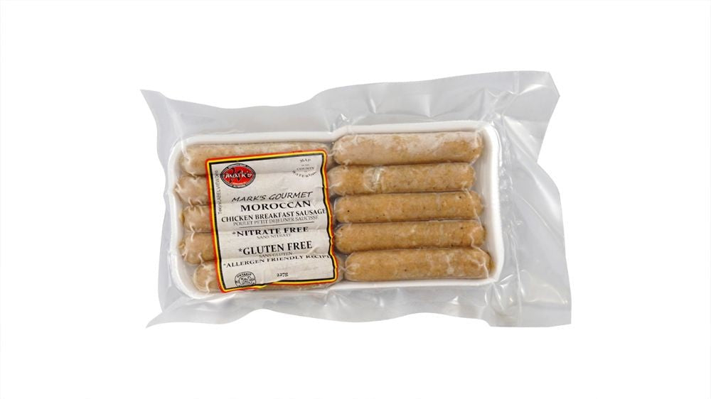 Mark's Mennonite Meats - Moroccan Chicken Breakfast Sausage, 250g