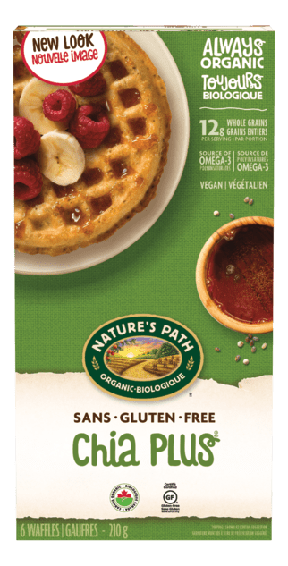 Nature's Path - Organic Chia Plus Waffles, 210g