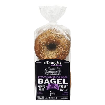 O'Doughs - Gluten Free Thin Bagels - Flax, 300g