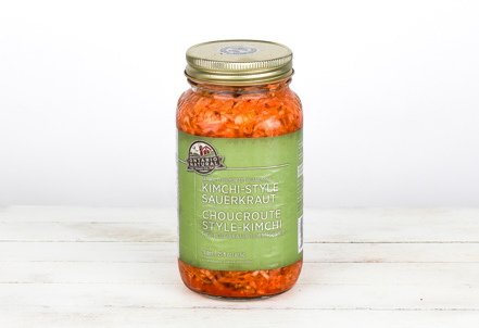 Ontario Natural - Red Kimchi-Style Sauerkraut, 375ml