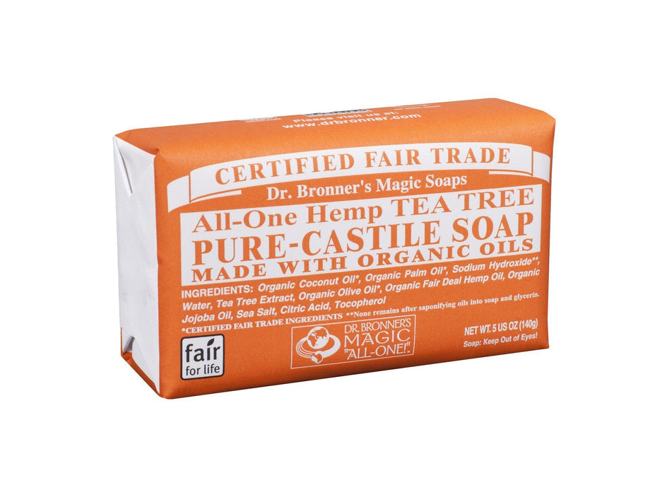 Dr. Bronner's - Tea Tree Bar Soap, 140g