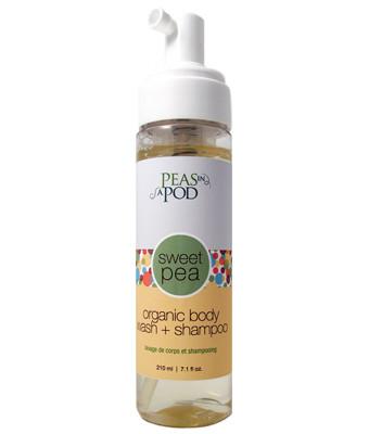 Peas in a Pod - Sweet Pea Organic Body Wash & Shampoo, 220ml