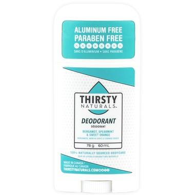 Thirsty Naturals - Deodorant  - Bergamot, Spearmint, & Sweet Orange, 60ml