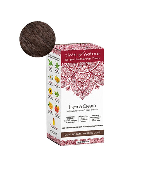 Tints of Nature - Henna Cream, Light Brown, 70ml