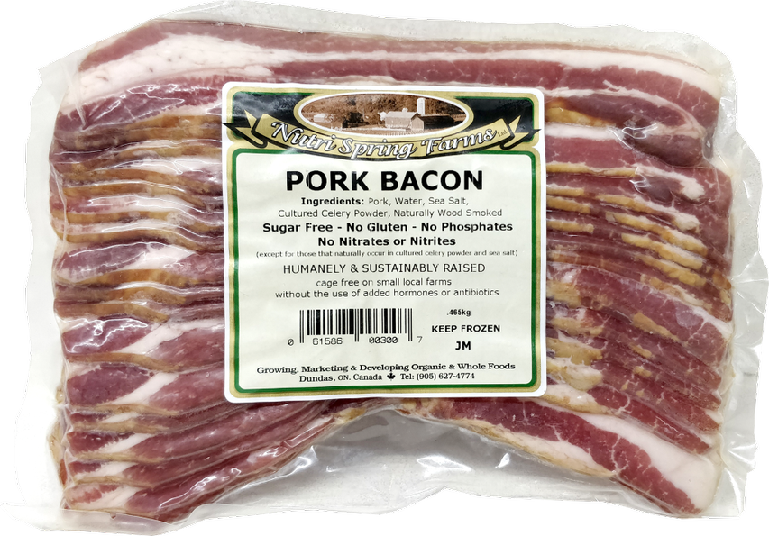 Nutri Spring Farms - Pork Breakfast Strips, 430g