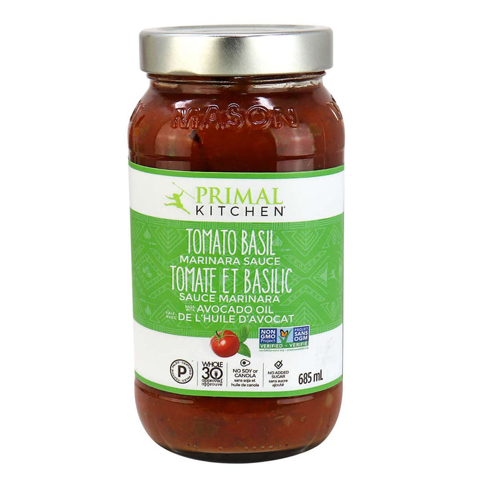 Primal Kitchen - Pasta Sauce, Tomato Basil Marinara, 685ml