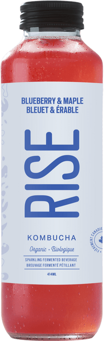 Rise Kombucha - Blueberry & Maple, 414ml