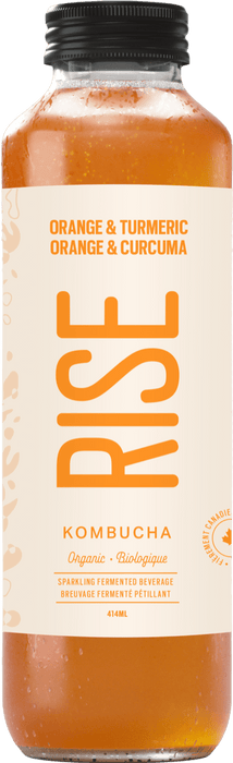 Rise Kombucha - Orange & Turmeric, 414ml