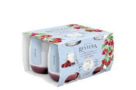 Riviera - Cherry Goat Yogourt Petit Pot, 4x120g