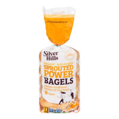 Silver Hills - Organic Sesame Sunflower Bagels, 400g
