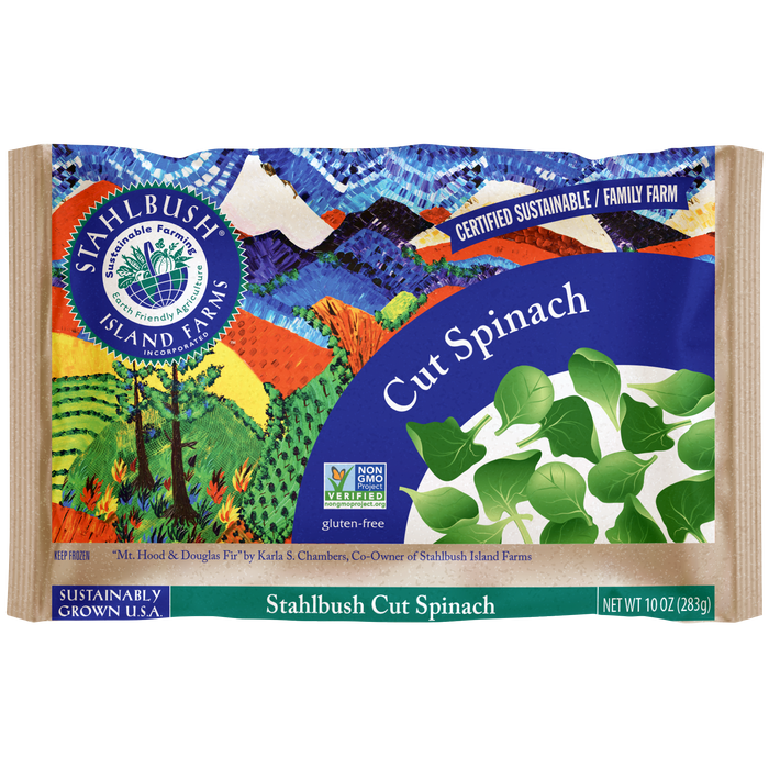 Stahlbush Island Farms - Cut Spinach, 300g