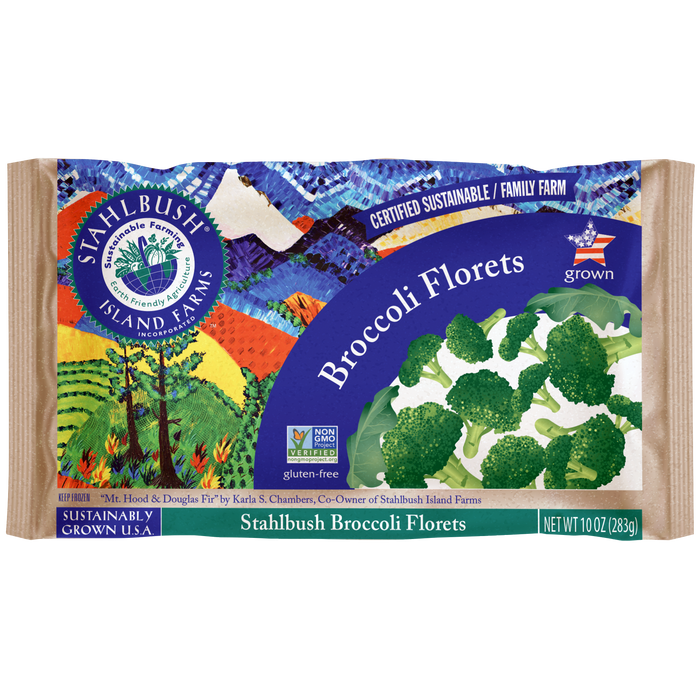 Stahlbush Island Farms - Broccoli Florets, 350g