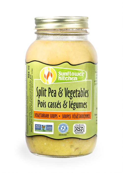 Sunflower Kitchen - Split Pea & Vegetables (No Oil Added), 956ml