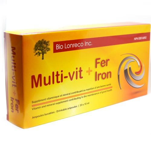 Dr. Reckeweg - Multi-vit + Iron - 20X10ML