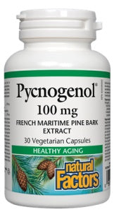 Natural Factors - Pycnogenol 100 Mg, 30 vcaps