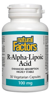 Natural Factors - R-lipoic Acid, 30 tabs