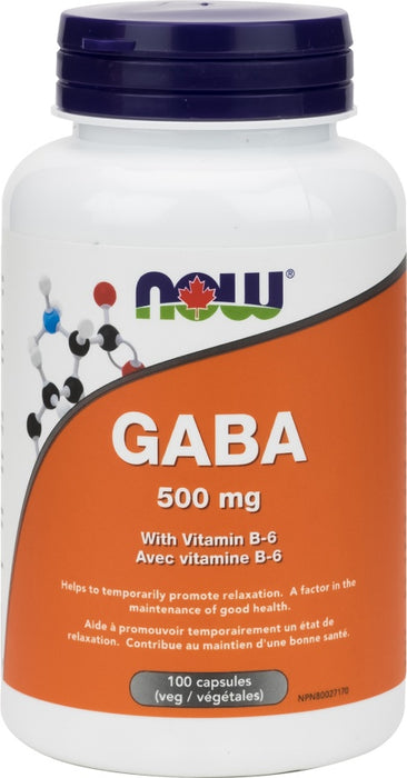 NOW Gaba 500mg 100 caps