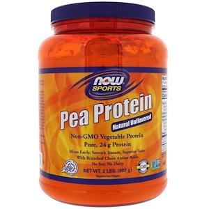 NOW Pea Protein Unflavoured 907g