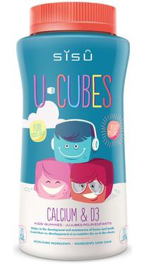 Sisu U-Cubes Calcium And D3 - 120 gummies