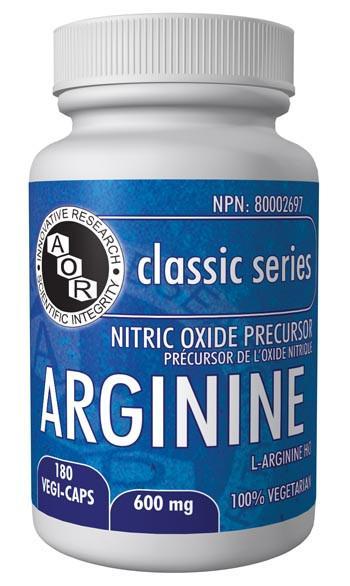 AOR - Arginine, 180 Cap