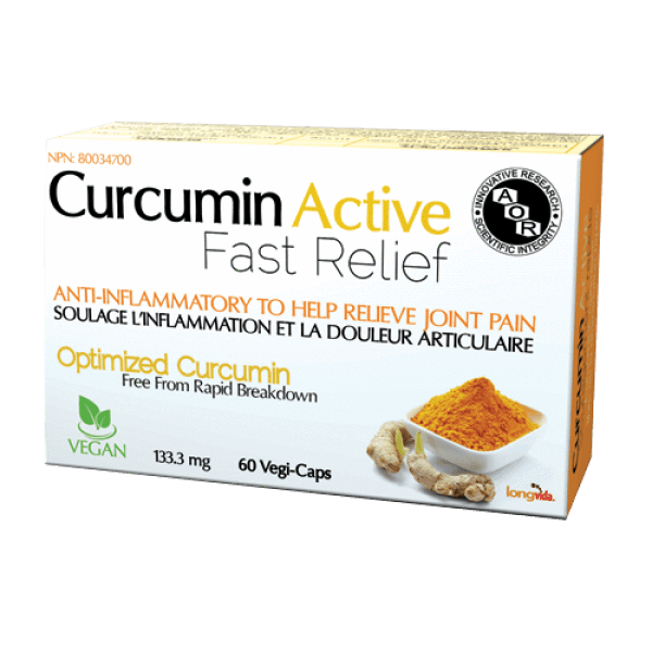 AOR, Curcumin Active 133.3mg, 60 Caps