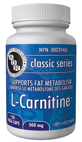 AOR - L-Carnitine 500mg, 120 Caps