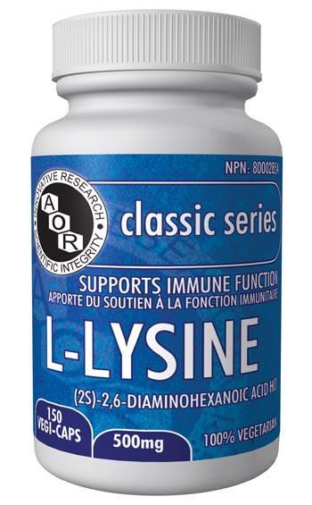 AOR - L-Lysine, 150 Caps