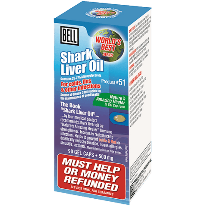 Bell - Shark Liver Oil, 90 caps