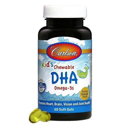 Carlson - Kids Chewable Dha, 60 softgels