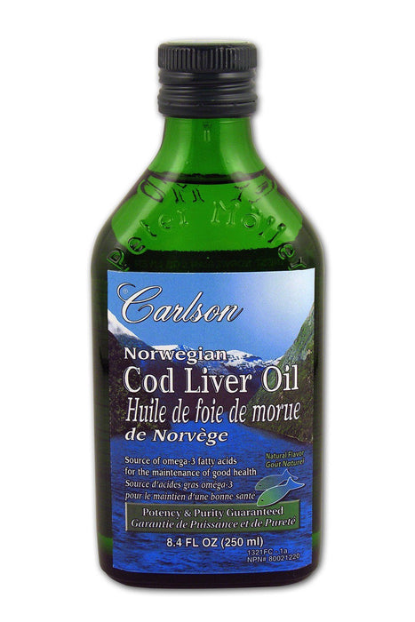 Carlson - Norwegian Cod Liver Oil Unflavoured, 250ml